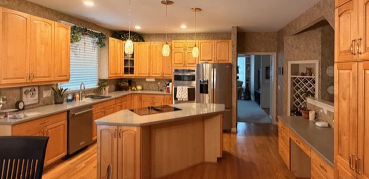 Dark Wood kitchen