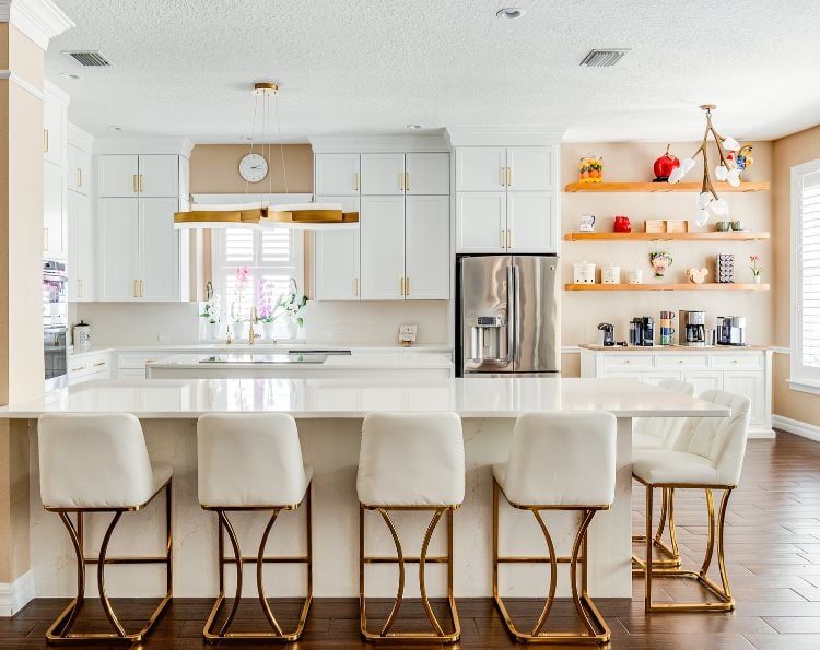 A Kitchen Designed for Gathering: Cabinet Refacing & Island Expansion in Celebration, FL