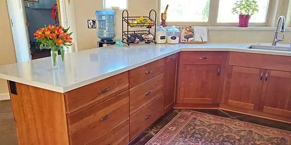 reconditioned wooden kitchen